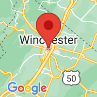 Map of Winchester, VA US